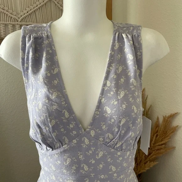 Treasure & Bond Calendar Floral Maxi Dress Size Small - Picture 5 of 16